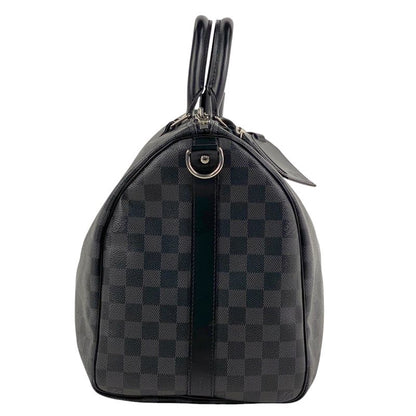 Louis Vuitton Keepall Bandouliere 45 Travel Boston Bag Damier Graphite Noir