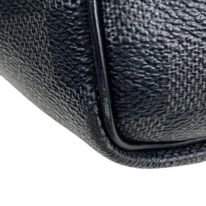 Louis Vuitton Keepall Bandouliere 45 Travel Boston Bag Damier Graphite Noir