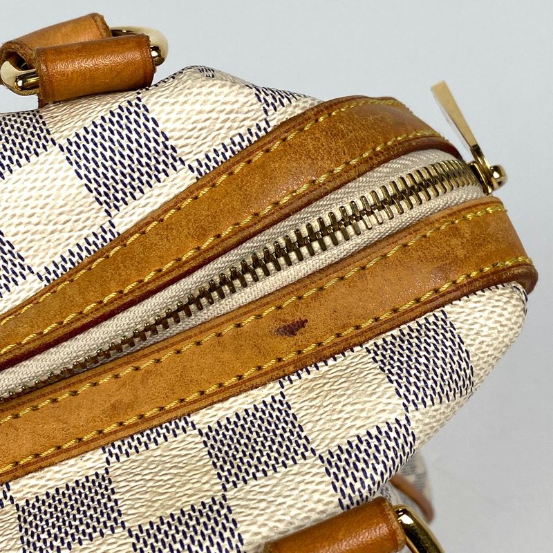 Louis Vuitton Stresa PM Handbag Tote Shoulder Bag Damier Azure White N42220