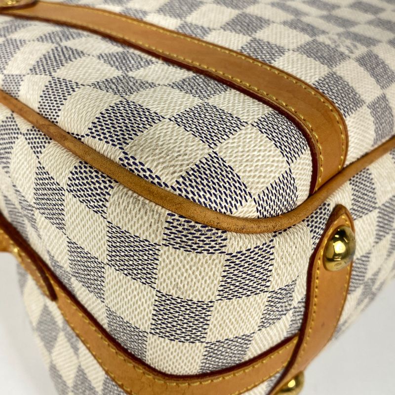 Louis Vuitton Stresa PM Handbag Tote Shoulder Bag Damier Azure White N42220