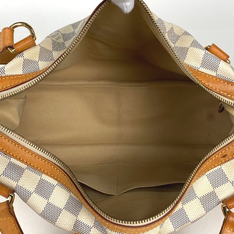 Louis Vuitton Stresa PM Handbag Tote Shoulder Bag Damier Azure White N42220