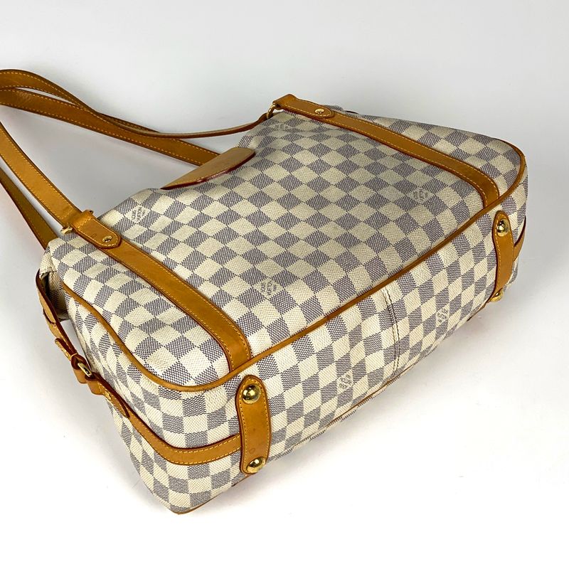 Louis Vuitton Stresa PM Handbag Tote Shoulder Bag Damier Azure White N42220