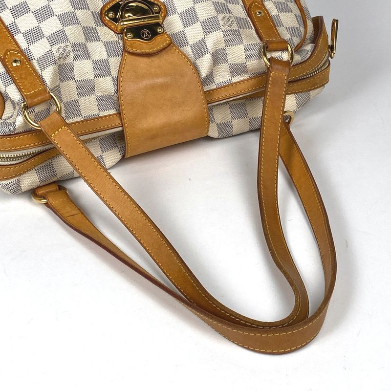 Louis Vuitton Stresa PM Handbag Tote Shoulder Bag Damier Azure White N42220