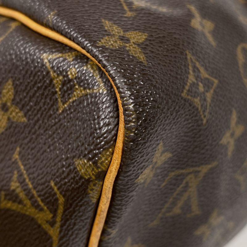 Louis Vuitton Speedy 30 Boston Bag Commuter Handbag Monogram Brown M41526 Women