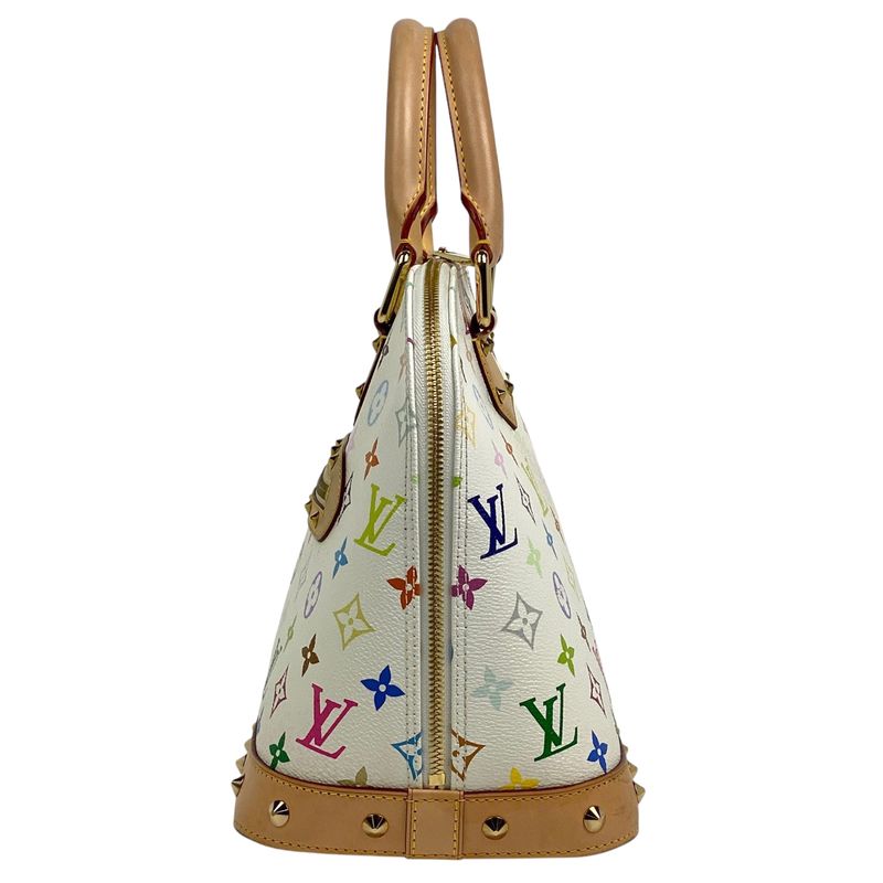Louis Vuitton Alma Handbag Monogram Multicolor Bron (white) M92647 Women
