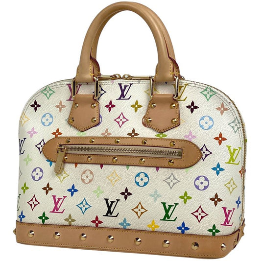 Louis Vuitton Alma Handbag Monogram Multicolor Bron (white) M92647 Women