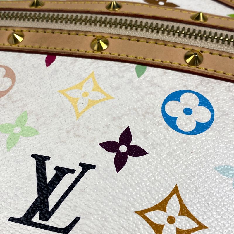Louis Vuitton Alma Handbag Monogram Multicolor Bron (white) M92647 Women