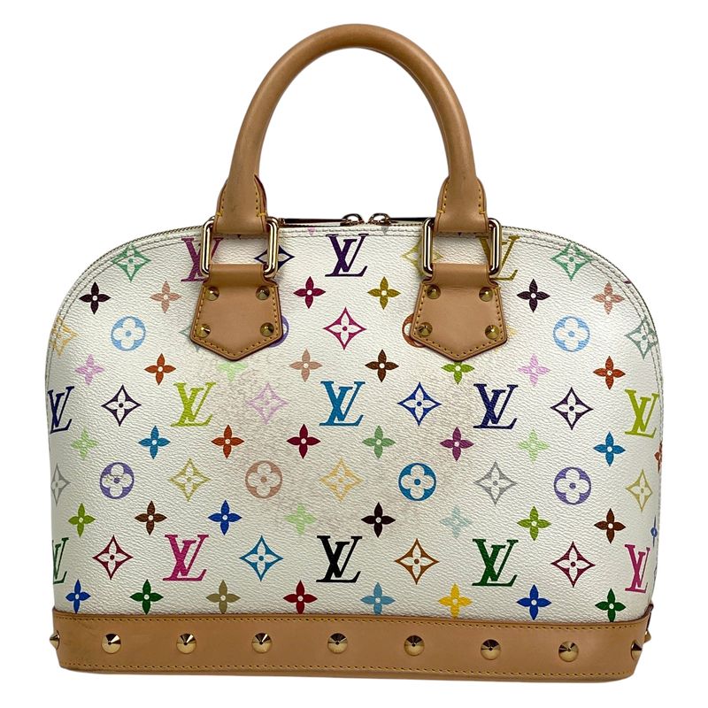 Louis Vuitton Alma Handbag Monogram Multicolor Bron (white) M92647 Women