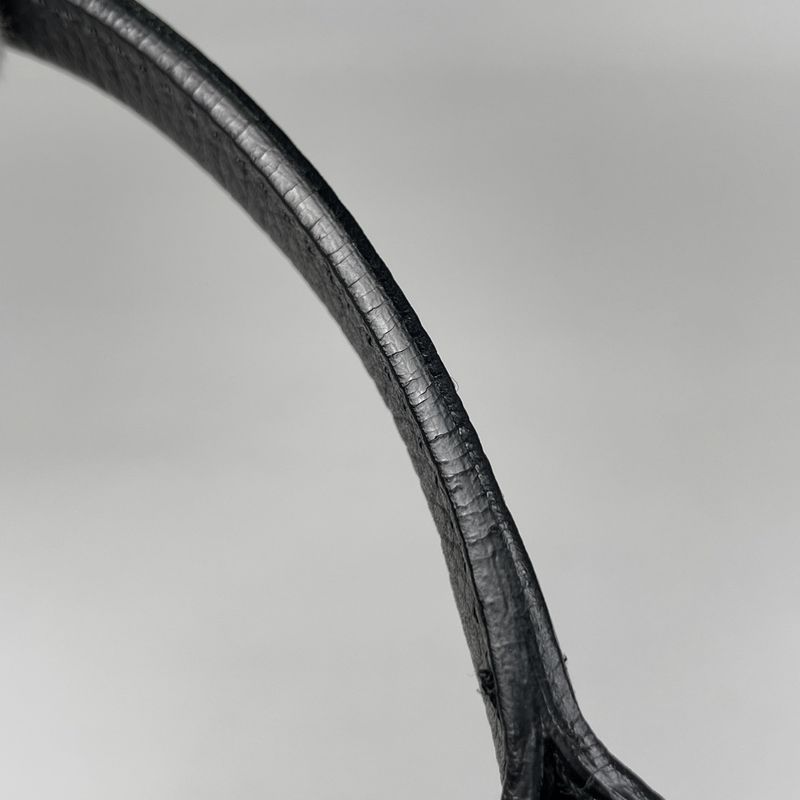 Gucci GG Pattern Tote Shoulder Bag Sherry Line Web Tote Bag Nylon Black 293589