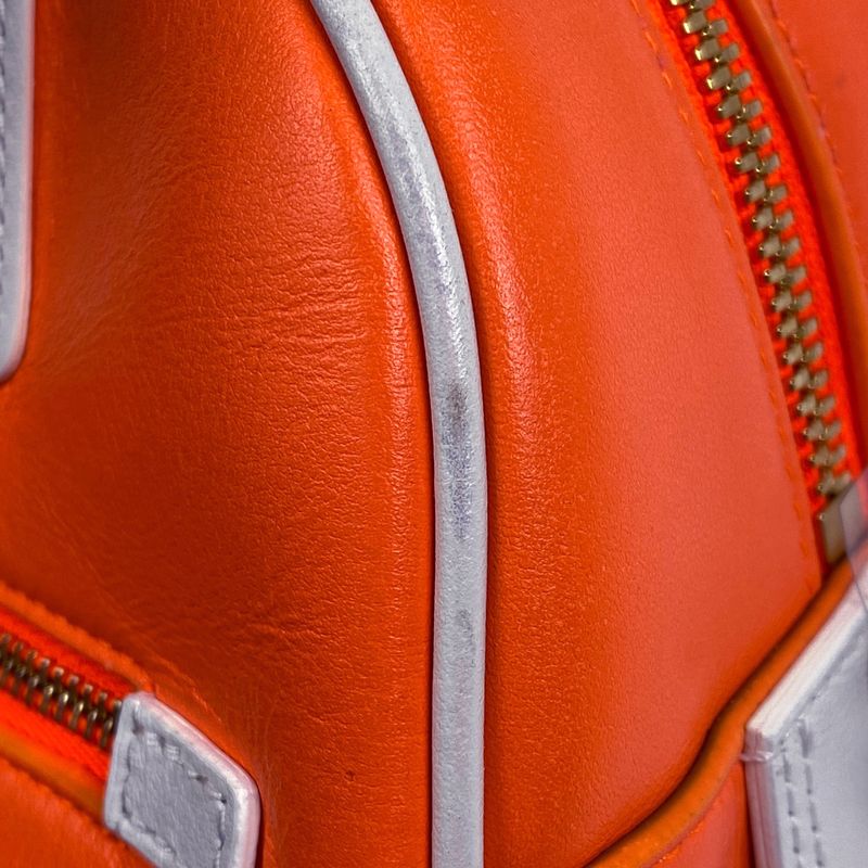 Christian DIOR Logo Handbag Vibe Bow Ring Bag 2WAY Shoulder Bag Handbag Leather