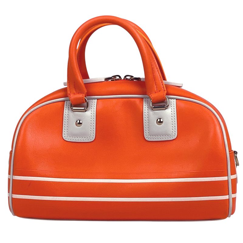 Christian DIOR Logo Handbag Vibe Bow Ring Bag 2WAY Shoulder Bag Handbag Leather