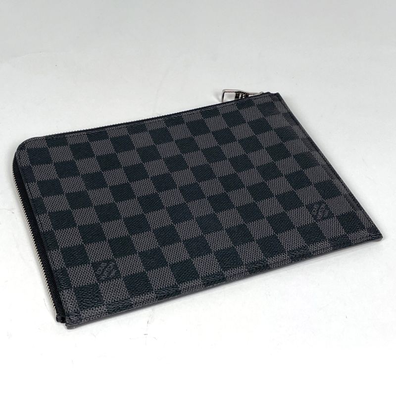 Louis Vuitton Pochette Jules PM Second Bag Pouch L-shape Zipper Clutch Bag