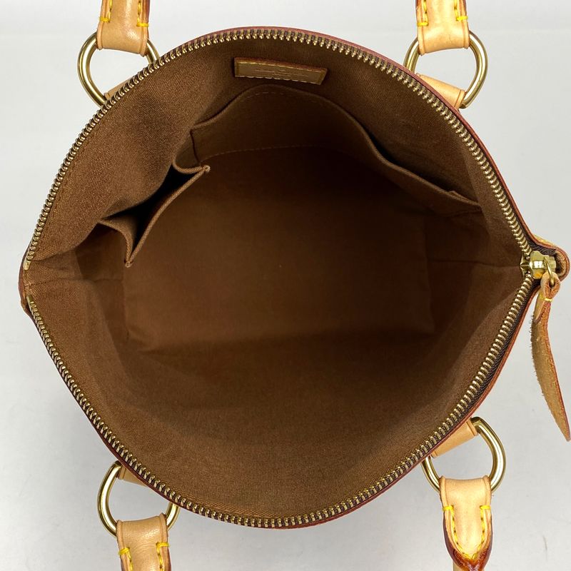 Louis Vuitton Lock It Tote Handbag Monogram Brown M40102 Women