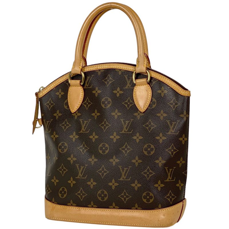 Louis Vuitton Lock It Tote Handbag Monogram Brown M40102 Women