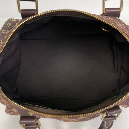 Louis Vuitton Speedy 30 Boston Bag Handbag Monogram Mini Lin Ebène M95224 Women