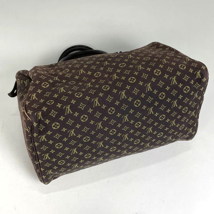 Louis Vuitton Speedy 30 Boston Bag Handbag Monogram Mini Lin Ebène M95224 Women