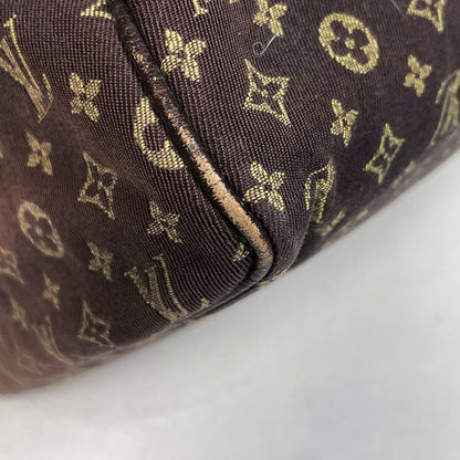 Louis Vuitton Speedy 30 Boston Bag Handbag Monogram Mini Lin Ebène M95224 Women