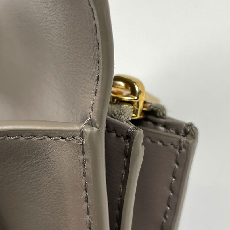 Celine Triomphe Trifold Wallet With Mini Coin Case Leather Glaze Women