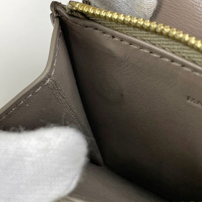 Celine Triomphe Trifold Wallet With Mini Coin Case Leather Glaze Women