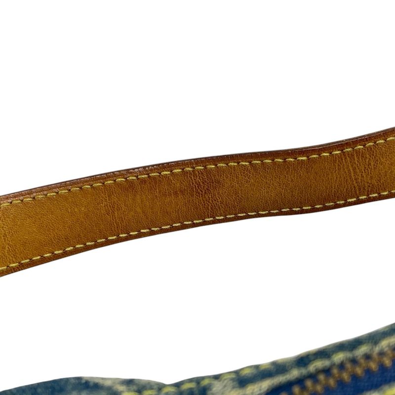 Louis Vuitton Baggy PM Shoulder Handbag One Shoulder Bag Monogram Denim Blue