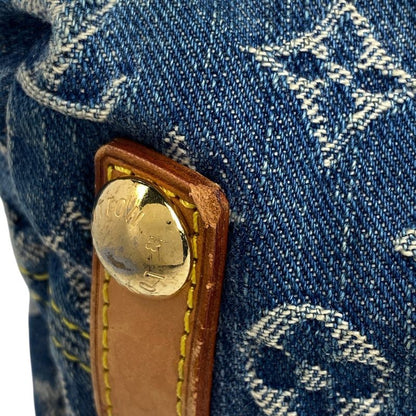 Louis Vuitton Baggy PM Shoulder Handbag One Shoulder Bag Monogram Denim Blue