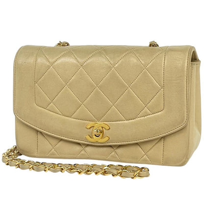 Chanel Diana Matelasse Single Flap Chain Shoulder Bag Coco Mark Shoulder Bag