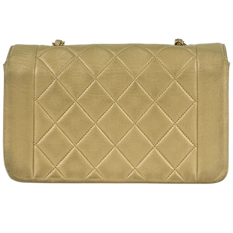 Chanel Diana Matelasse Single Flap Chain Shoulder Bag Coco Mark Shoulder Bag