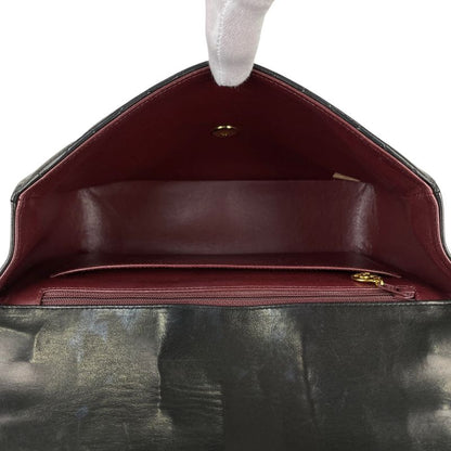 Chanel Coco Mark Shoulder Bag Matelasse Shoulder Bag Leather Black Women