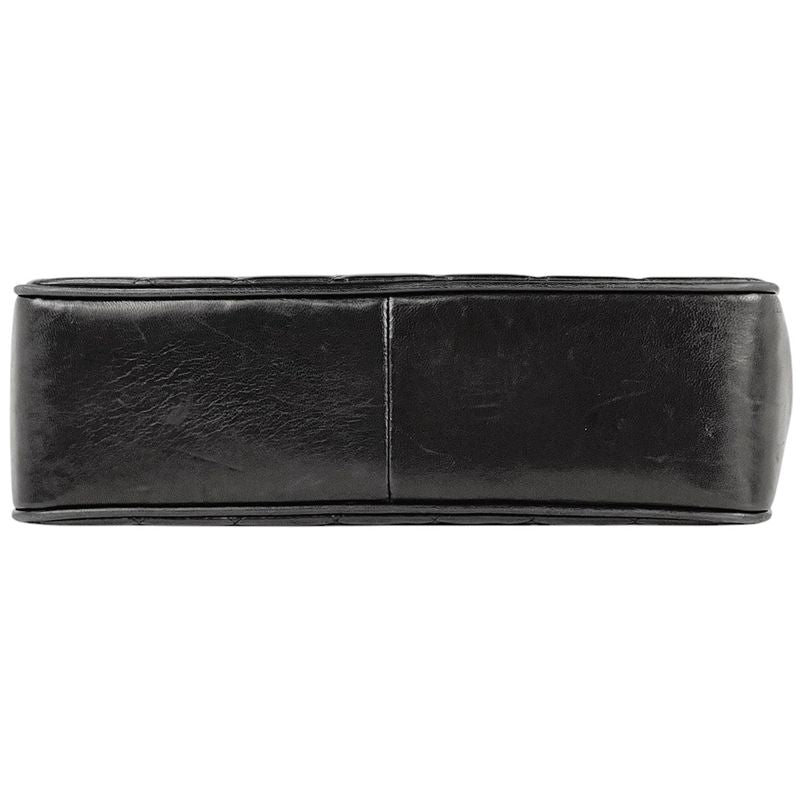 Chanel Coco Mark Shoulder Bag Matelasse Shoulder Bag Leather Black Women