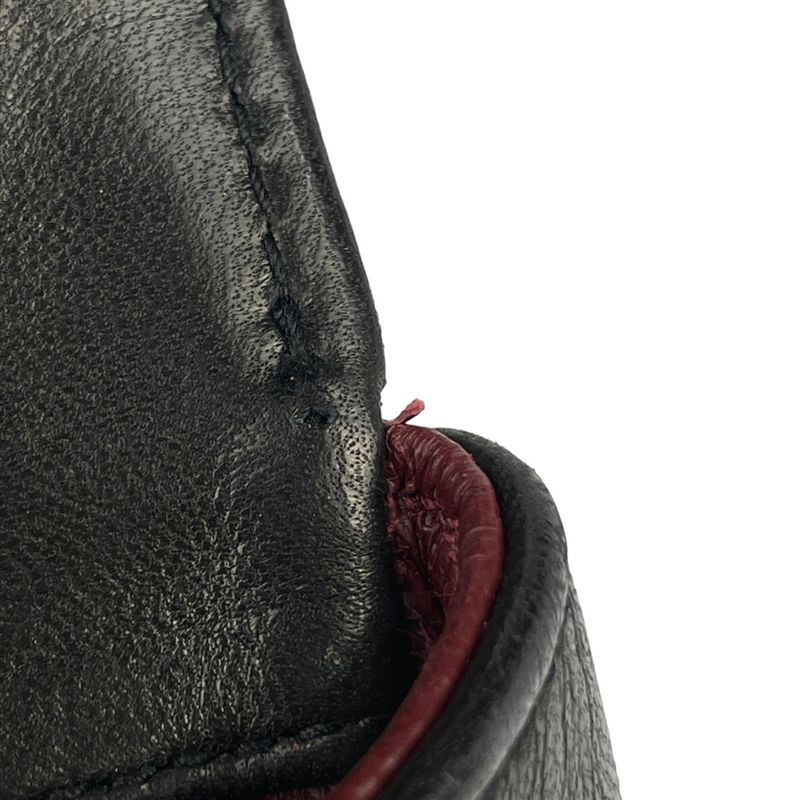 Chanel Coco Mark Shoulder Bag Matelasse Shoulder Bag Leather Black Women