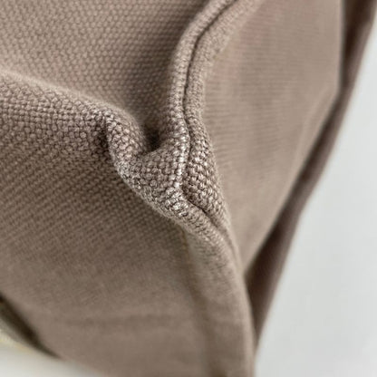 Hermes Sac De Plage Nomade PM Escale Handbag Tote Canvas Brown Women