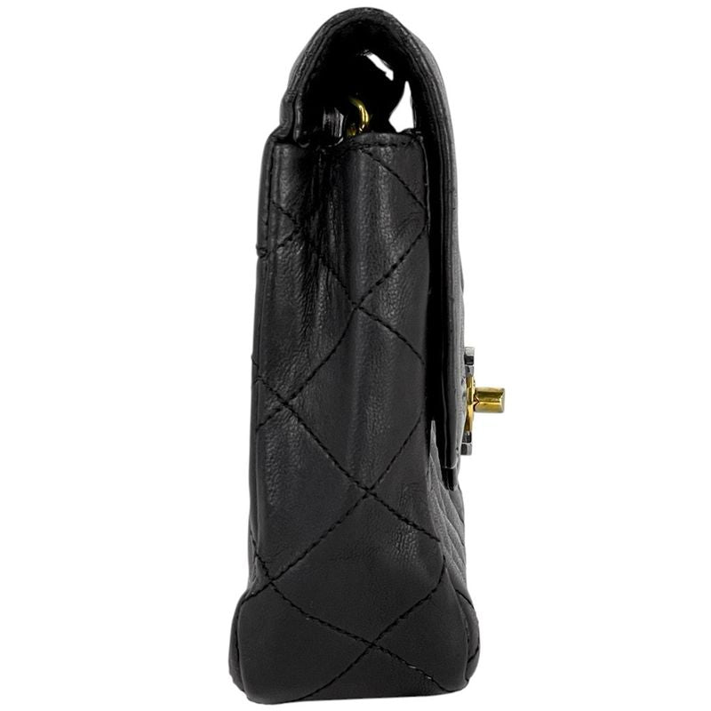 Chanel Paris Limited Mini Matelasse Single Flap Chain Shoulder Bag Coco Mark CC