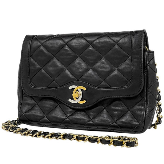 Chanel Paris Limited Mini Matelasse Single Flap Chain Shoulder Bag Coco Mark CC