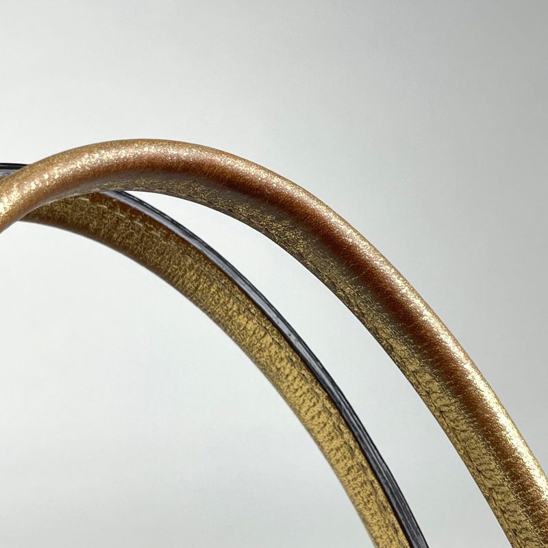 Gucci Princi Tote Shoulder Bag Ribbon Tote Bag GG Canvas Beige Gold 163805 Women