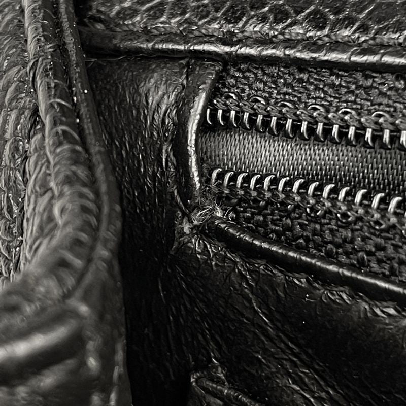 Chanel Coco Mark Handbag Matelasse Handbag Caviar Skin Black A12397 Women