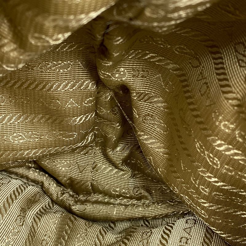 Prada Canapa Tote Faux Fur Handbag Tote Bag Denim Blue Beige Bn2182 Women