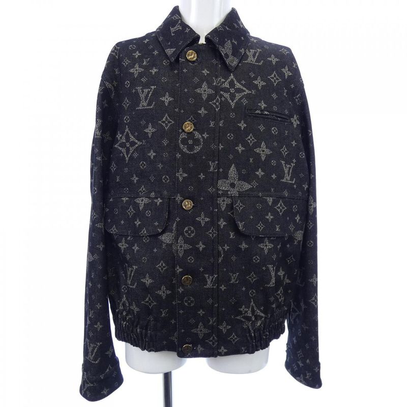Louis Vuitton Monogram Printed Denim Jacket Hqa40wfwa Denim Jacket