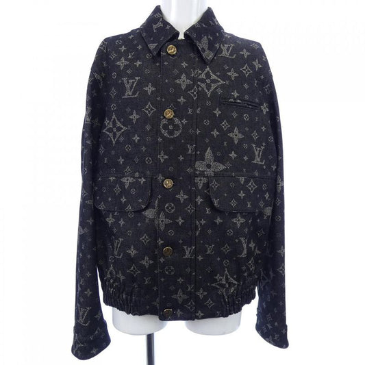 Louis Vuitton Monogram Printed Denim Jacket Hqa40wfwa Denim Jacket