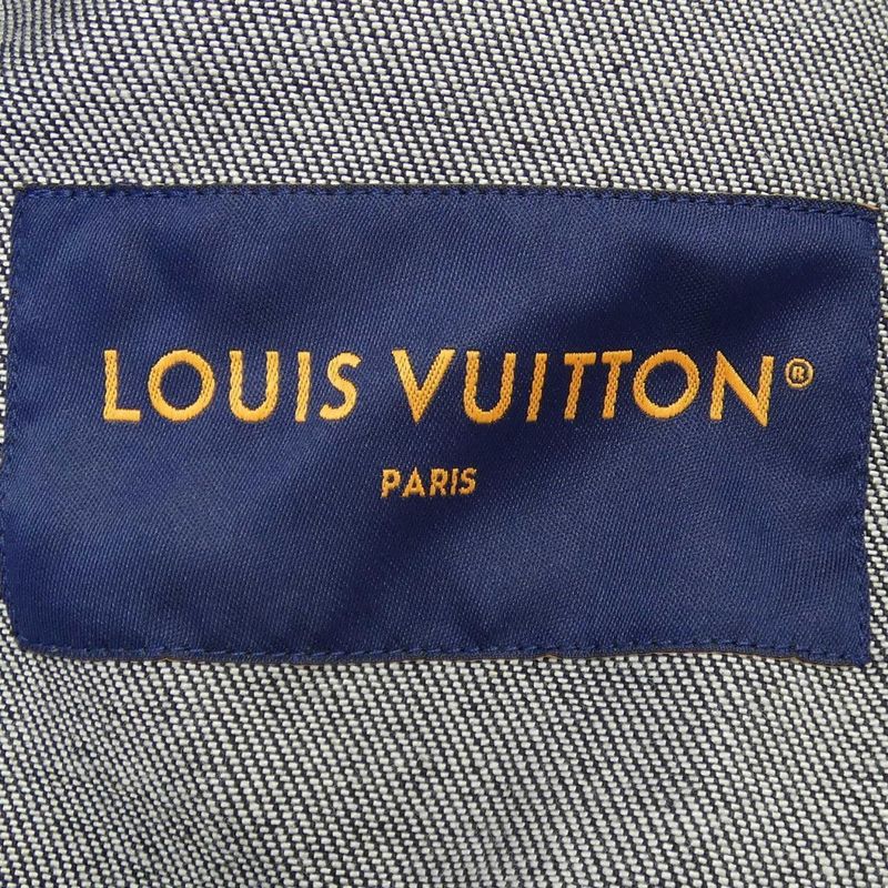 Louis Vuitton Monogram Printed Denim Jacket Hqa40wfwa Denim Jacket