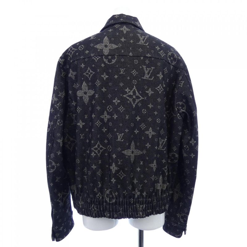 Louis Vuitton Monogram Printed Denim Jacket Hqa40wfwa Denim Jacket