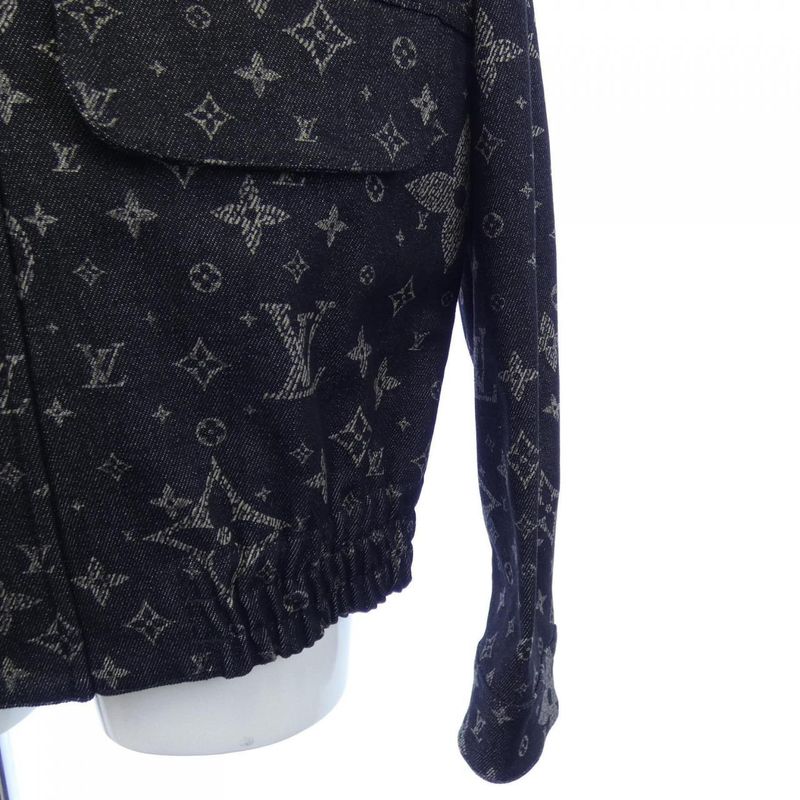 Louis Vuitton Monogram Printed Denim Jacket Hqa40wfwa Denim Jacket