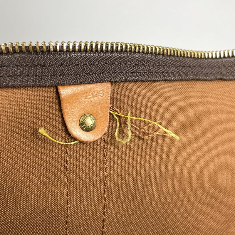 Louis Vuitton Keepall 55 Handbag Travel Business Boston Bag Monogram Brown