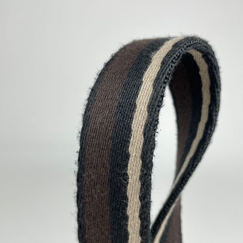 Hermes Troca Horizontal MM Handbag Tote Bag Canvas Black Women