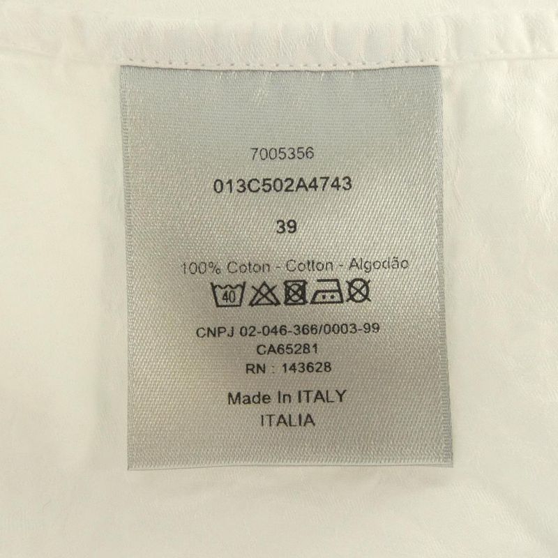 Dior Oblique Cotton Jacquard Oblique 013c502a4743 Shirt