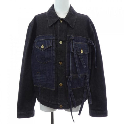 Louis Vuitton Color Column Denim Hna05wns9 Denim Jacket