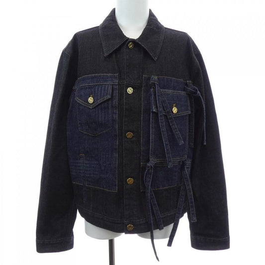 Louis Vuitton Color Column Denim Hna05wns9 Denim Jacket