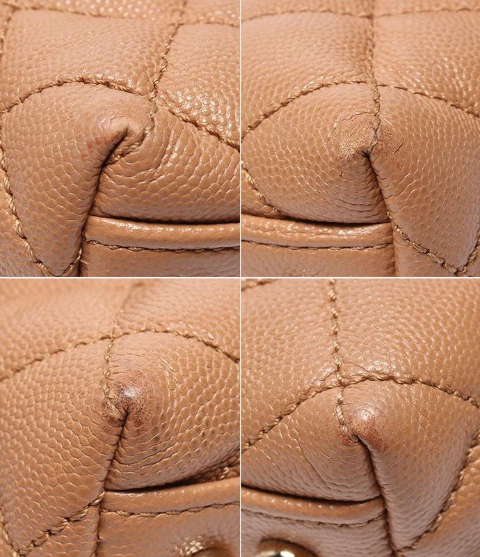 Chanel 2way Handbag Shoulder Bag Matelasse Gold Hardware Caviar Skin Coco