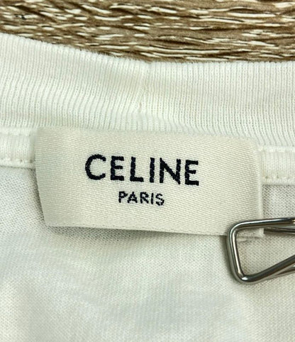 Celine Short Sleeve T-shirt AVE 57 SKY Photo Print Cotton Jersey Loose 2x43f671q