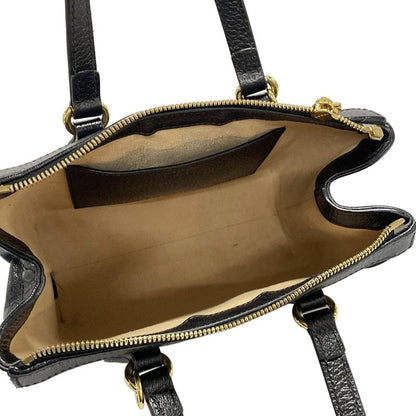 Gucci Tote Bag Ophidia 547551 Black X Green X Red Leather