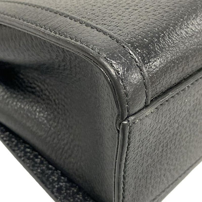 Gucci Tote Bag Ophidia 547551 Black X Green X Red Leather